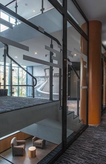 Фото номера Двухместный номер Делюкс с 1 кроватью Отель Villa Park Med. &amp; SPA г. Цехоцинек 3