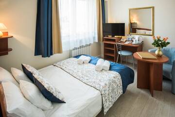 Фото номера Небольшой двухместный номер с 1 кроватью Отель Abidar Hotel Spa &amp; Wellness г. Цехоцинек 6